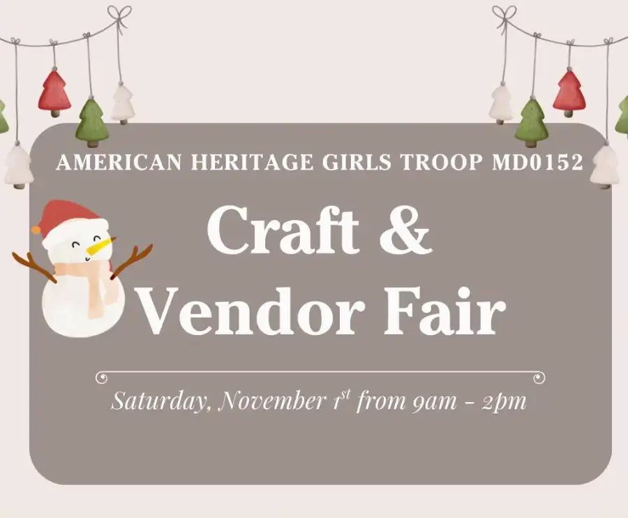 Main Image Supporting the Content of AHG Craft & Vendor Fair