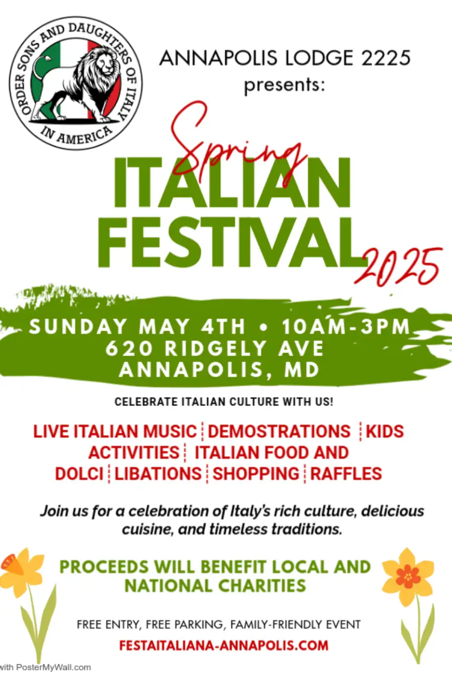 Main Image Supporting the Content of Annapolis Italian Festival