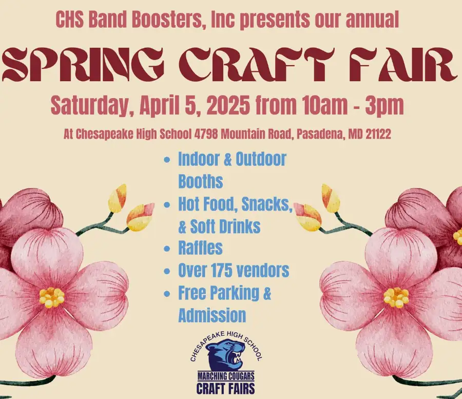 Main Image Supporting the Content of Chesapeake HS Spring Craft Fair