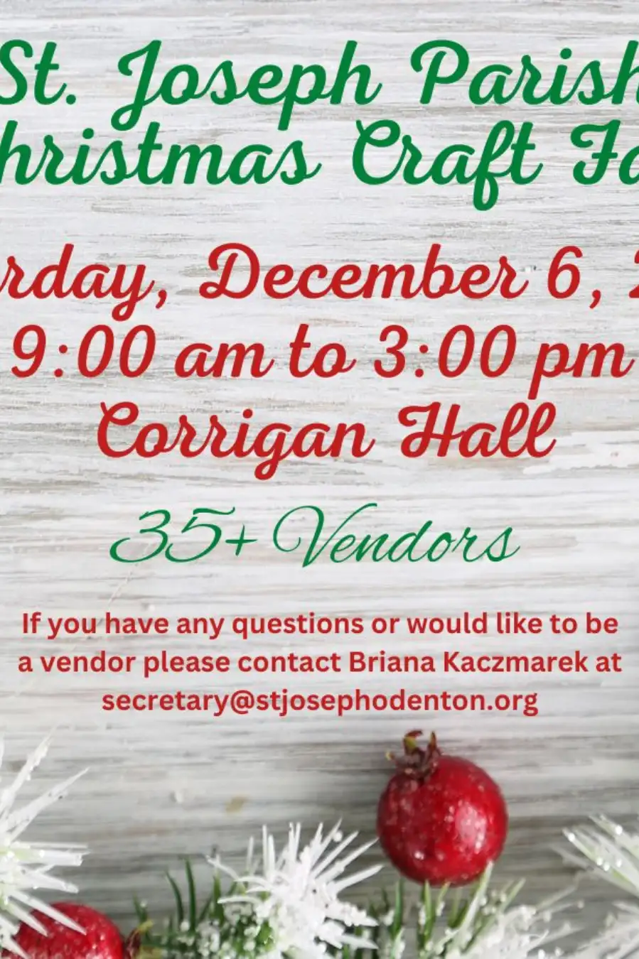 Main Image Supporting the Content of Christmas Craft Fair