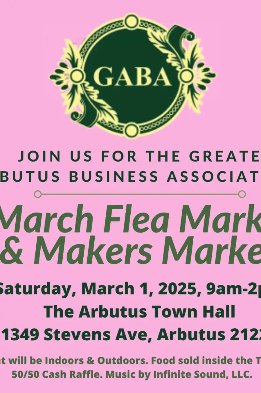 Main Image Supporting the Content of March Flea Market/Makers Market